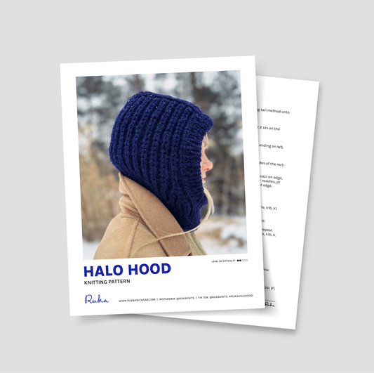 Halo Hood Knitting Pattern