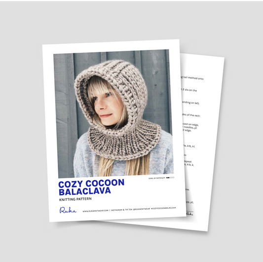 Cozy Cocoon Balaclava Knitting Pattern