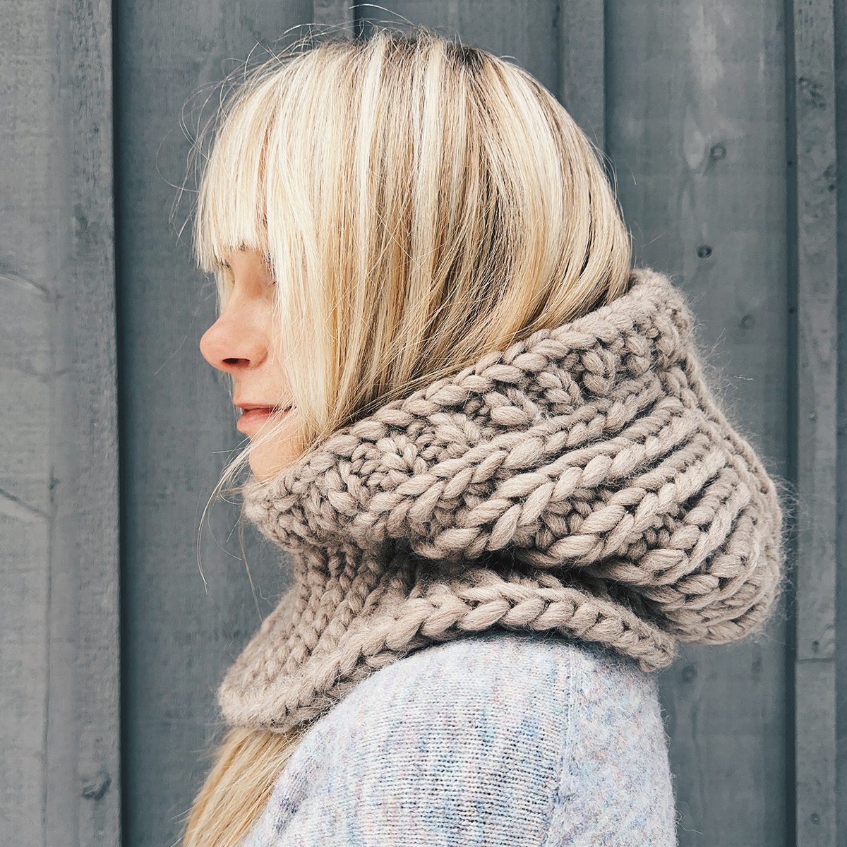 Cozy Cocoon Balaclava Knitting Pattern