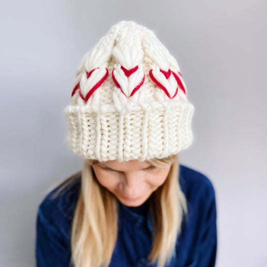 Made-to-order Big Heart Beanie